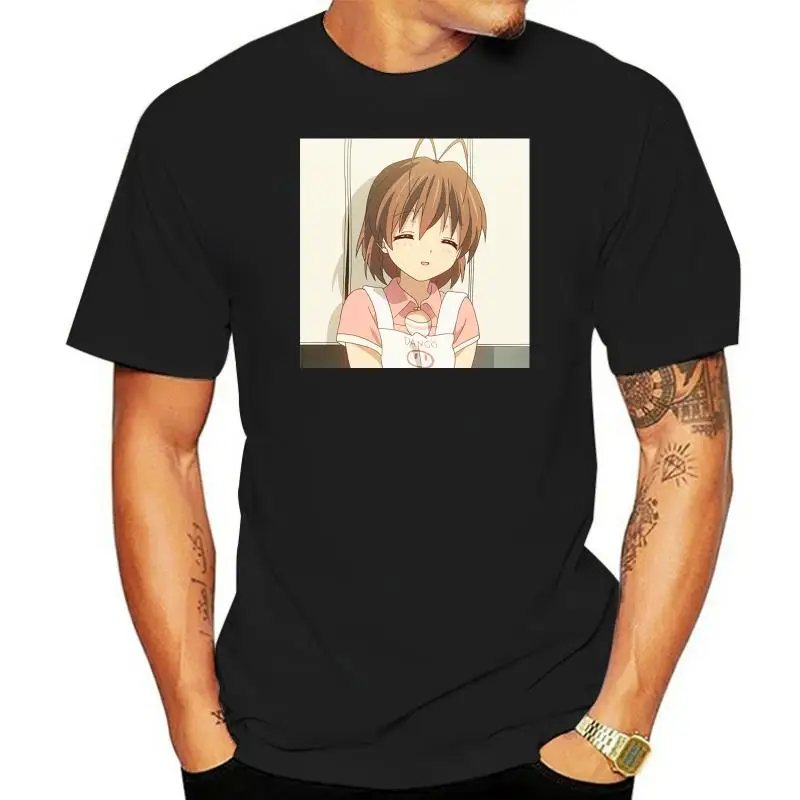 Футболка Clannad, симпатичная футболка CLANNAD Nagisa, Веселая Футболка XXX, летняя Мужская хлопковая футболка с принтом