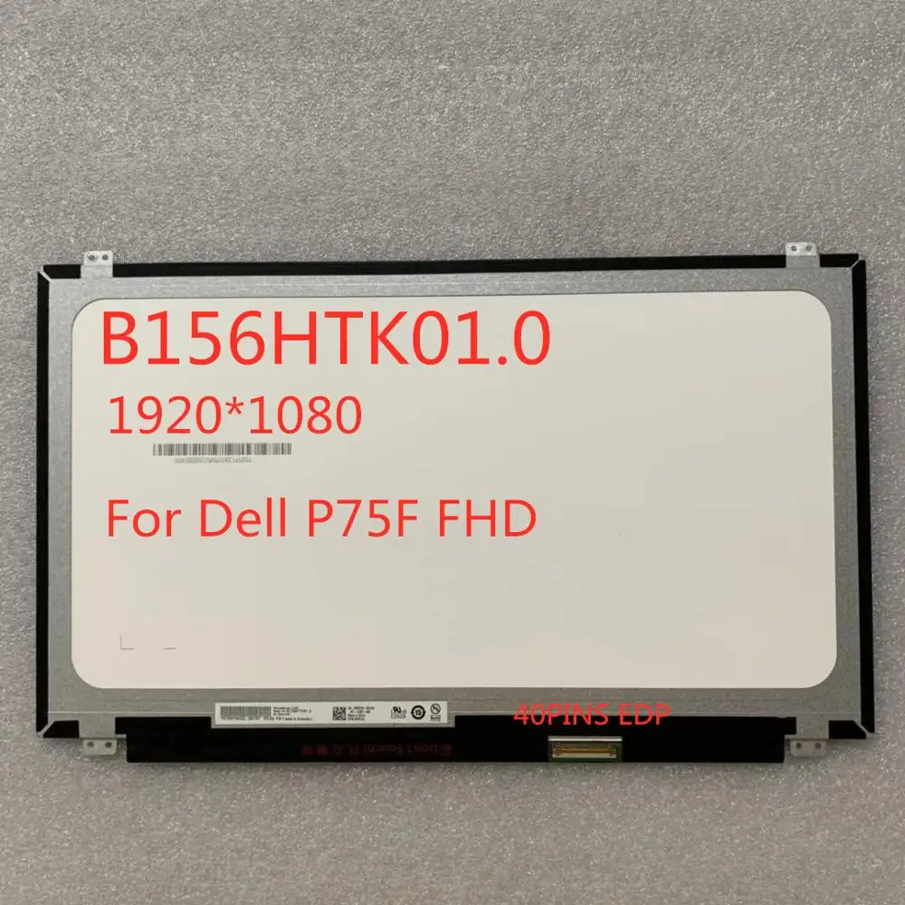 15 6 inch b156htk01 0 for dell p75f fhd 19201080 lcd touch screen assembly b156htk01 40pins free global shipping