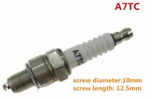 A7TC C7HSA same 4 шт./лот Z4C свечей для 49cc 50cc 66cc 80cc 2 тактный двигатель моторизованный велосипед мопед скутер JOG50 90 ZX50 DIO50 AG100 QJ50 - Цвет: A7TC C7HSA same