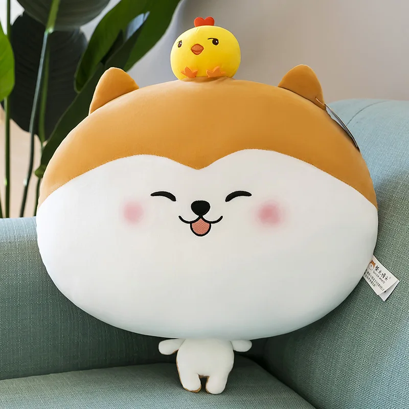

Cute Shiba Steamed Bun Girl Sleeping Pinch Ragdoll Plush Puppy Children Plush Doll Stuffed Toy Pillows Decoration Kid Lovely New