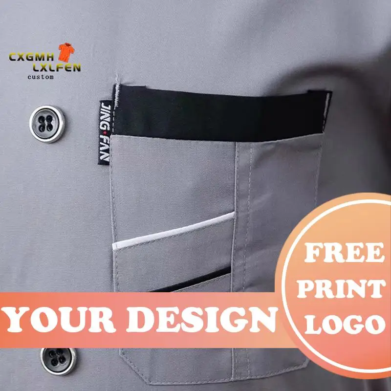 1 Женская куртка для шеф-повара оригинальные куртки рубашка с коротким рукавом в