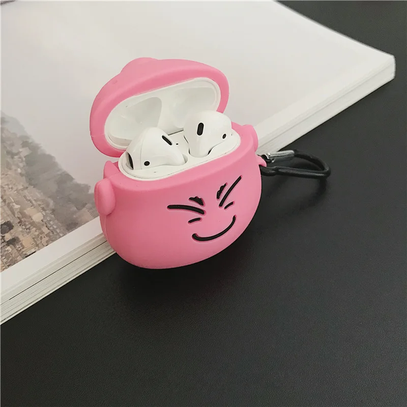 Cartoon Dragon Ball Majin Buu Bluetooth Headphone Case Wireless Charging Box Soft Silicone Cover For AirPods Earphone Ring Strap |