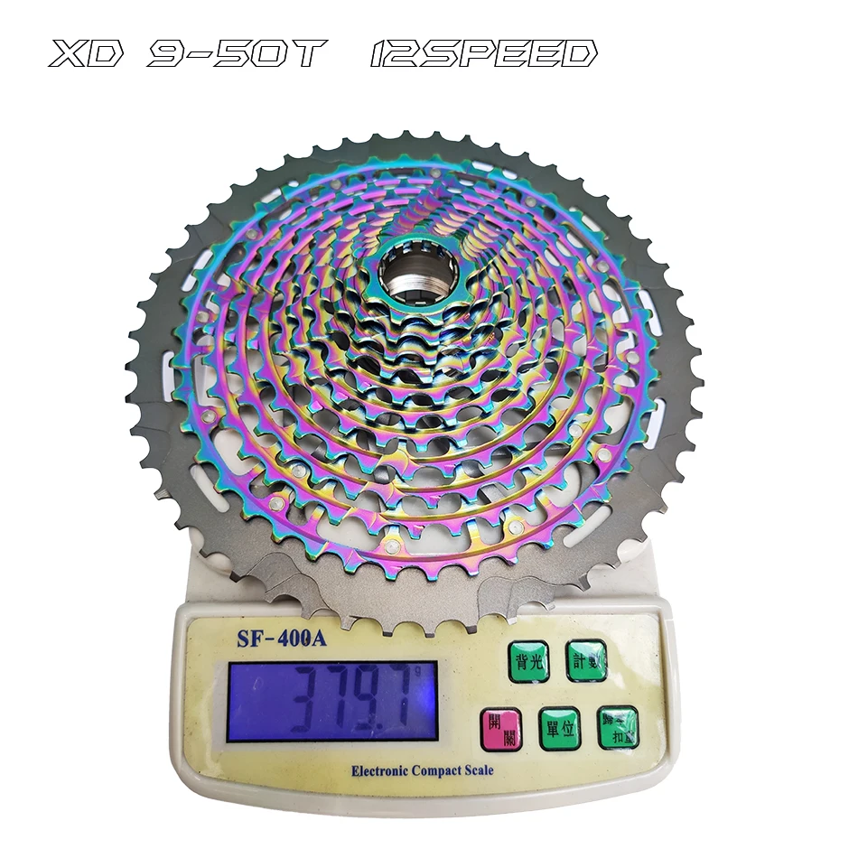 Бесплатная доставка кассета MTB 12 11 скоростей 9 50T Ultimate XD Rainbow 375 г ульсветильник Кая
