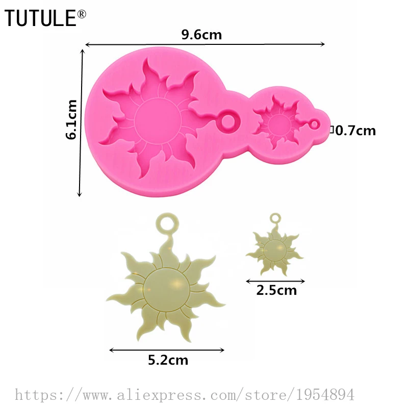 Солнцезащитная блестящая форма силиконовая подставка для смолы и подвесок