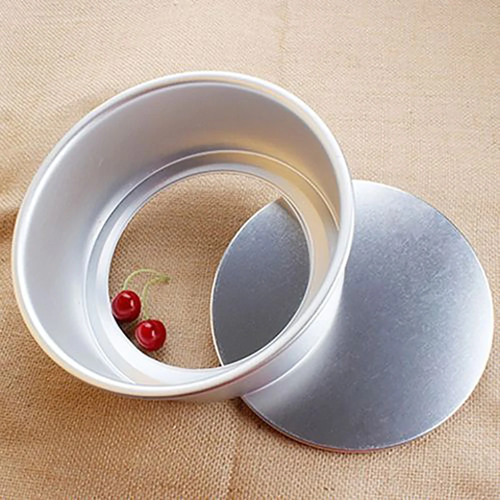 

New Anodized Aluminum Round Cheesecake Pan Chiffon Cake Mold Baking Mould with Removable Bottom