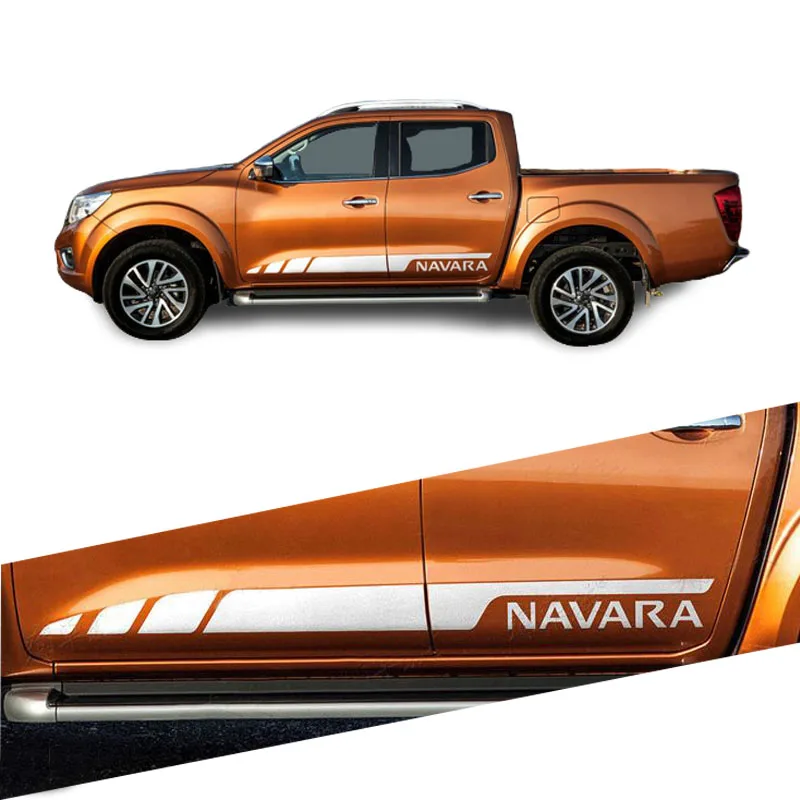 

Виниловая наклейка на боковую юбку кузова автомобиля для Nissan Navara