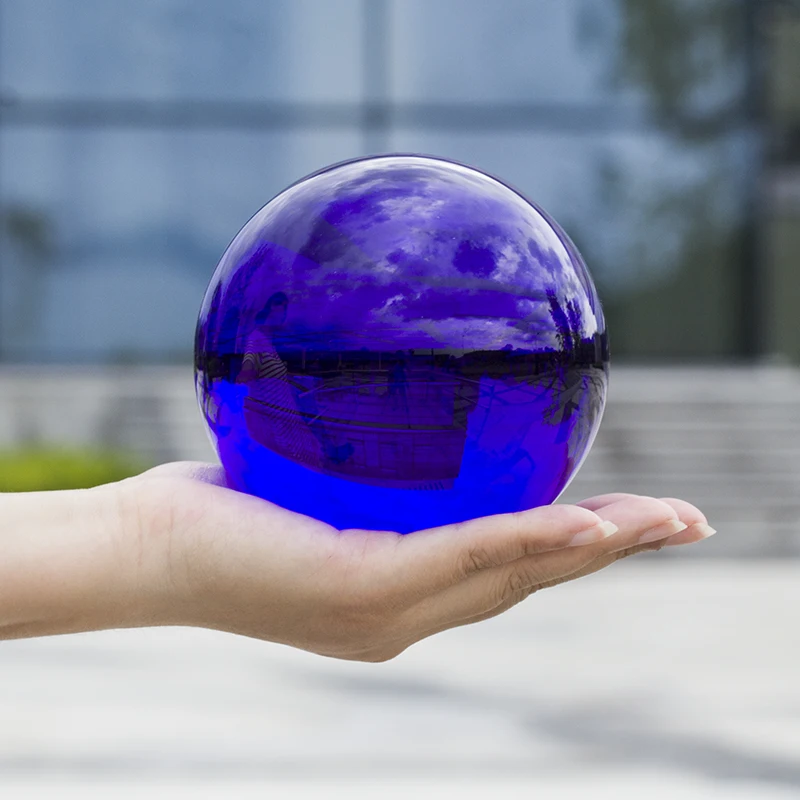Стеклянный хрустальный шар 80 мм 100 для фотографии реквизит фотосъемки прозрачный