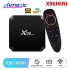 ТВ-приставка X96 MINI Android 2 Гб 16 Гб 2,4 ГГц WiFi X96MINI Amlogic S905W четырехъядерный 1 ГБ 8 ГБ Android 7,1 медиаплеер 4K HD Смарт ТВ-приставка