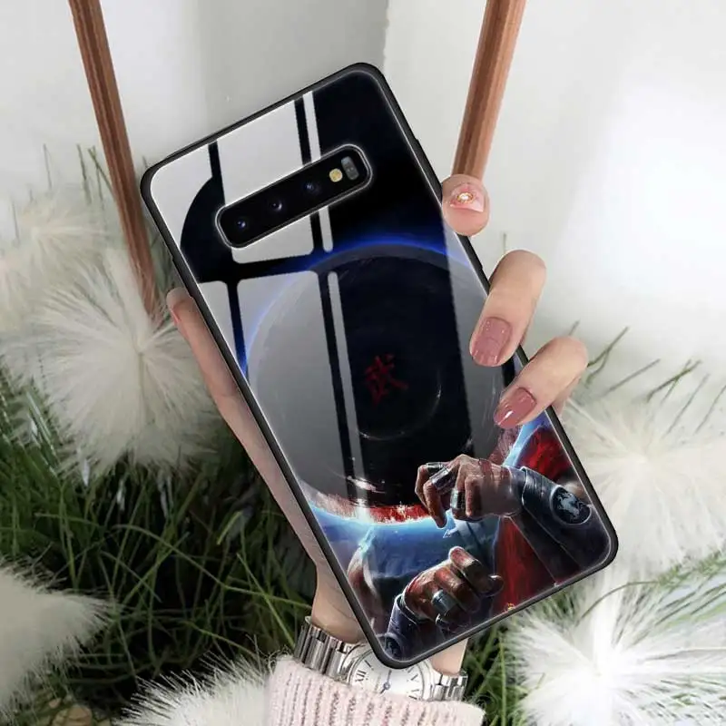 Mmoral Kombat чехол из закаленного стекла для samsung Galaxy S10 S10e S9 S8 Note9 Note 10 Plus 5G A50 A30 силиконовый край Funda Capa