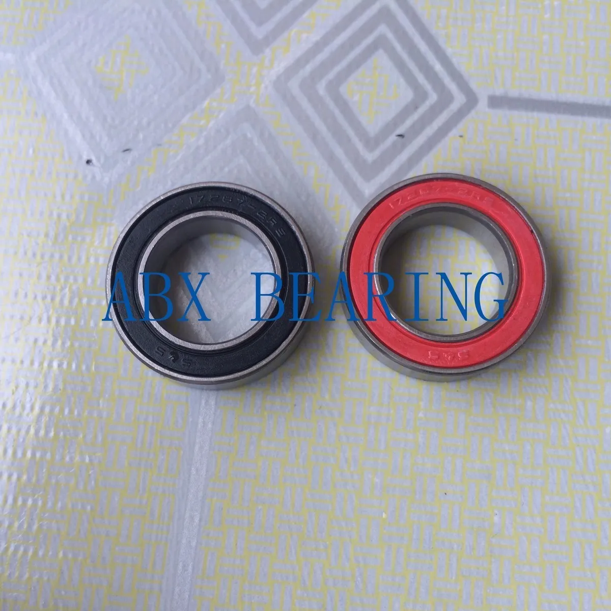 ABXG 2 шт./лот 17287-2RS MR17287 17287 17287RS GCR15 шарикоподшипник 17x28x7 мм велосипедные колеса