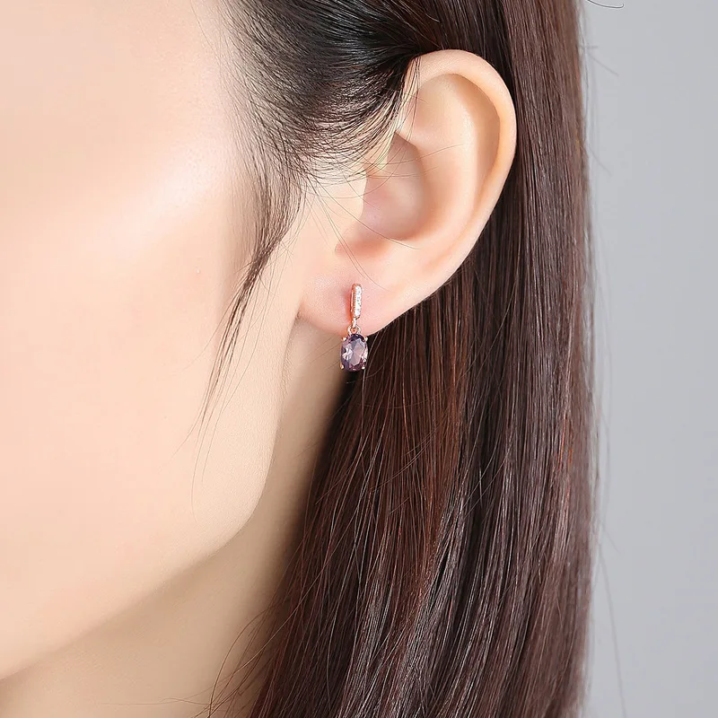 Женские Висячие серьги из серебра 925 пробы роскошный свадебный подарок с