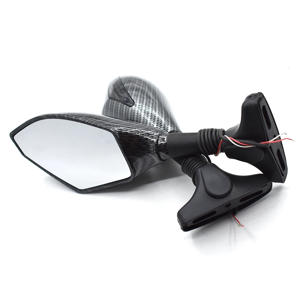 

Universal Motorcycle Side Rearview Mirror with/LED Turn Signal for Honda CBR900RR CBR1000 CBR1000RR CBF1000 CBR600 F4/F4I