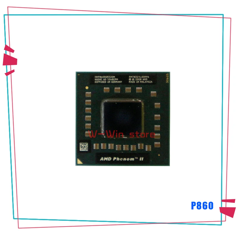 Четырехъядерный мобильный процессор AMD Phenom II P860 2 0 ГГц трехъядерный трехпоточный