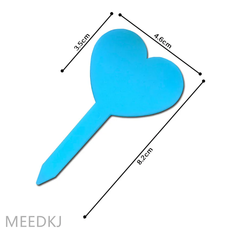 

Heart-shaped ground label for gardening flowers Color flower label label Ground label succulent plant label