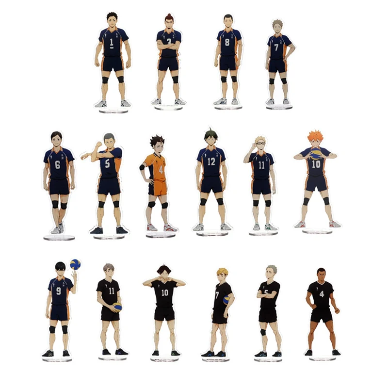 15 см Аниме Haikyuu! Акриловая настольная подставка фигурки из аниме подарки для