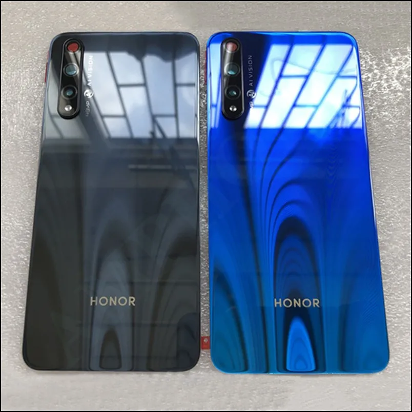 Новое оригинальное закаленное стекло задняя крышка для huawei Honor 20S Запасные части задняя крышка батарейного отсека Корпус+ рамка для камеры