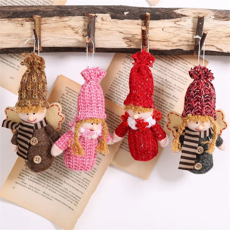 

Для мальчиков и девочек, новая кукла марионетка Ангел Кулон Елочное украшение кулон Kerst Рождество Рождественские украшения для дома с утолщ...