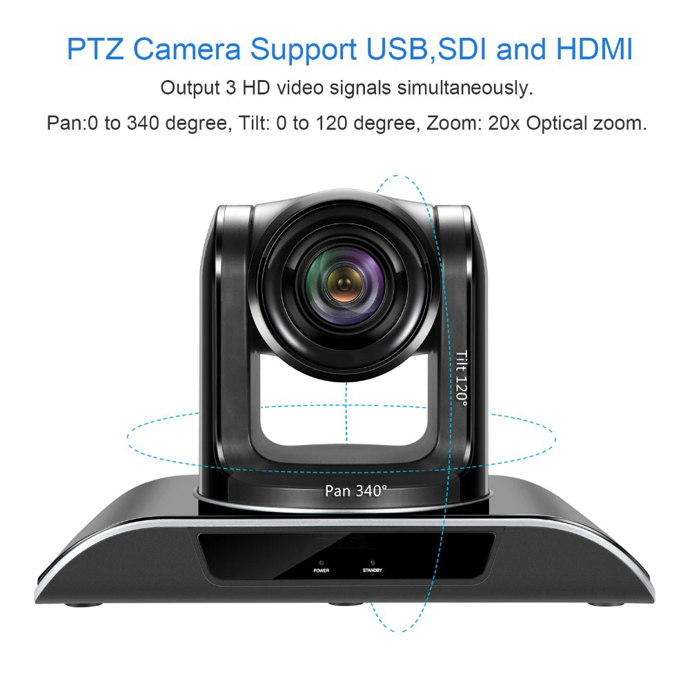 TONGVEO VHD20N умная камера видеонаблюдения SDI с поворотным экраном 1080p FHD Видео PTZ