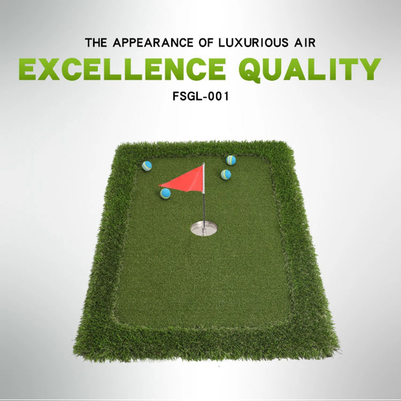 Online Yüzen Golf Yeşil Golf Açık Uygulama Suni çim Golf Vuruş Mat Açık Kapalı Eğitim Pedi Yüzme Havuzu Için