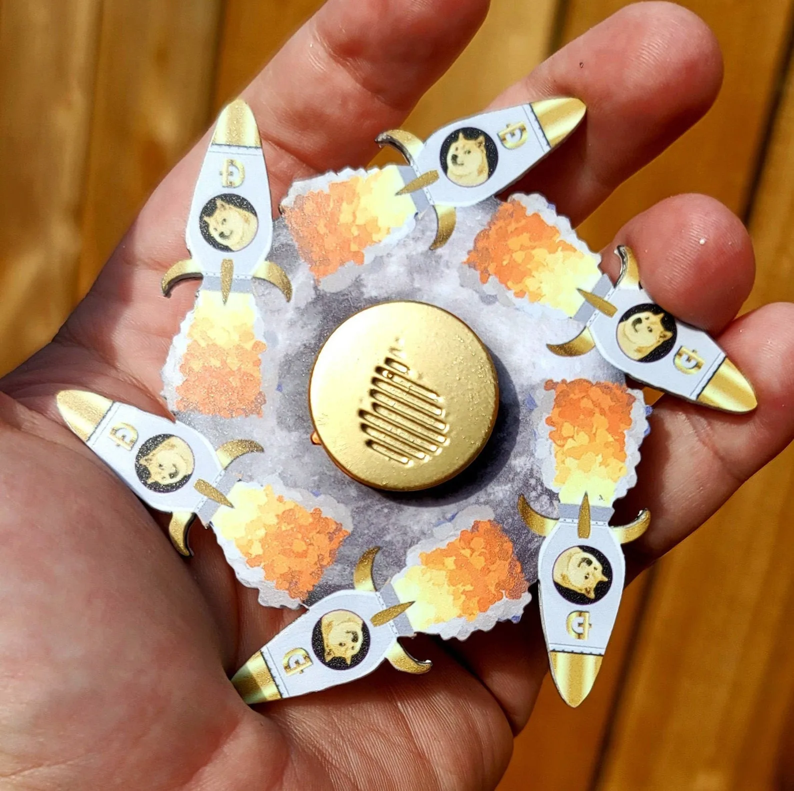 Анимированный Спиннер фиджет-Спиннер крутая динамическая антистрессовая