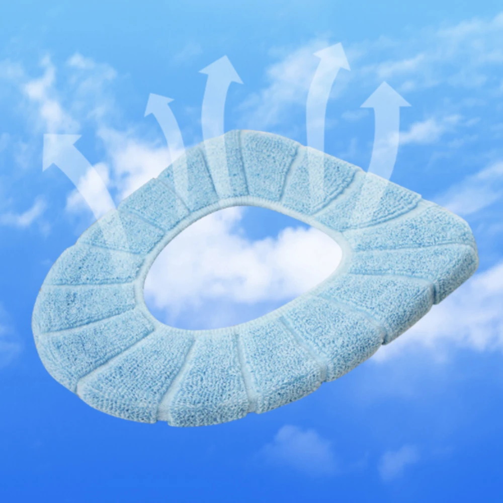 

Comfortable Coral Bathroom Toile Soft Washable Toilet Seat Mat Closestool Mat Seat Case Toilet Lid Cover Accessories Hot sale