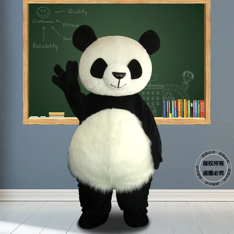 

Panda Suit Walking Doll Doll Clothing Activities Show Headgear Props Doll Costume Head Suit Giant Panda Cartoon Adult Walking