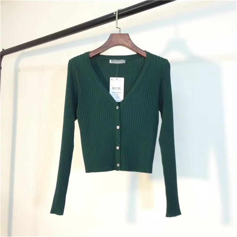 2022 Knitted Sweater Autumn Newly Patchwork Women Cardigans Fashion Slim Ladies Long Sleeve Buttons Pull Femme 10266 |
