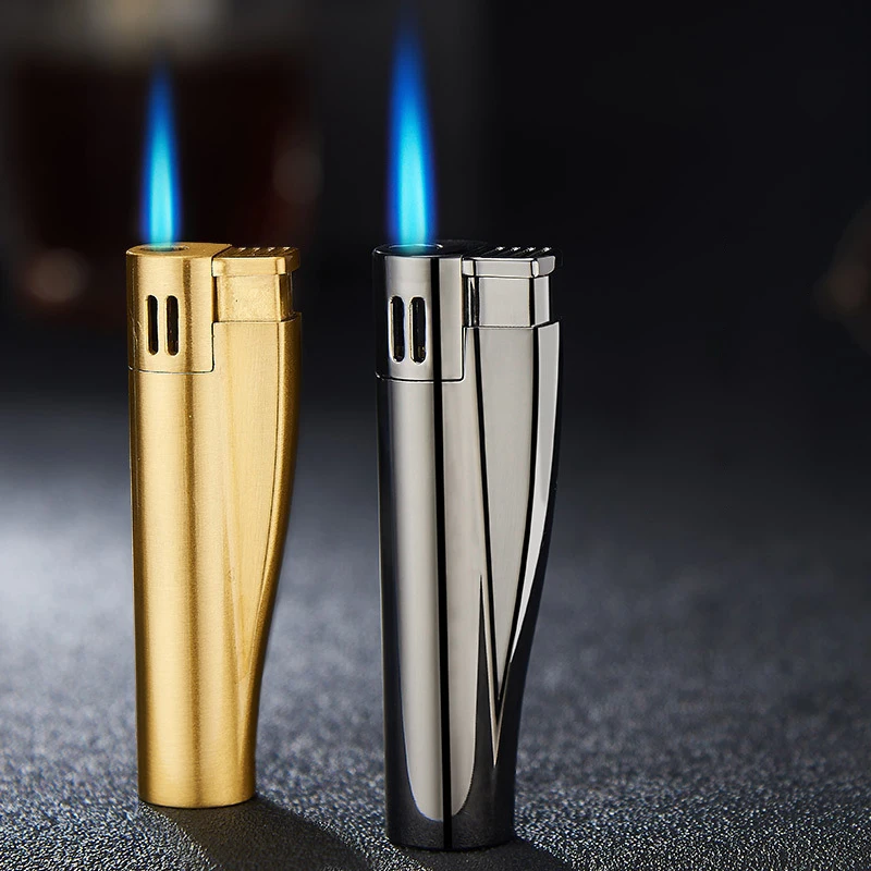 

Portable Mini Torch Butane Gas Turbo Cigar Jet Lighters 1300 C Metal Outdoor Windproof Cigar Lighter Smoking Accessories