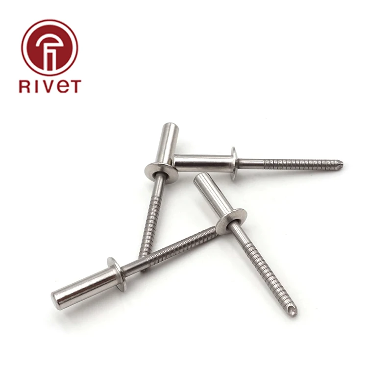 

GB12615.4 (M3.2 50 шт.) DIN EN ISO 16585 заклепки из нержавеющей стали с круглой головкой, закрытые заклепки, герметичные полые заклепки, заклепки