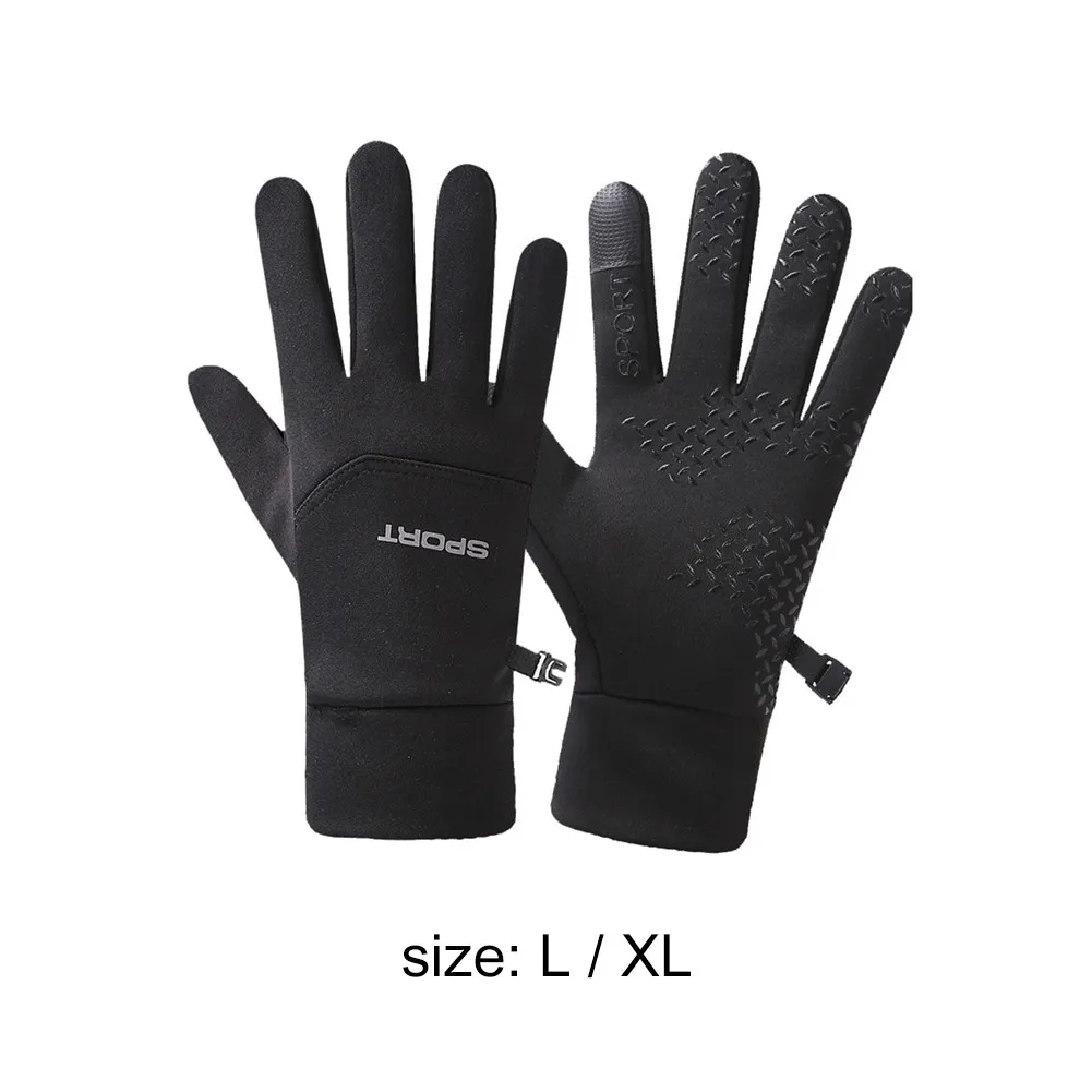 

Women Men Sports Gloves For Gloves Outdoor Running Gym Touch Full Polar Winter Fitness Warm fleece Warm Screen Gloves Finger