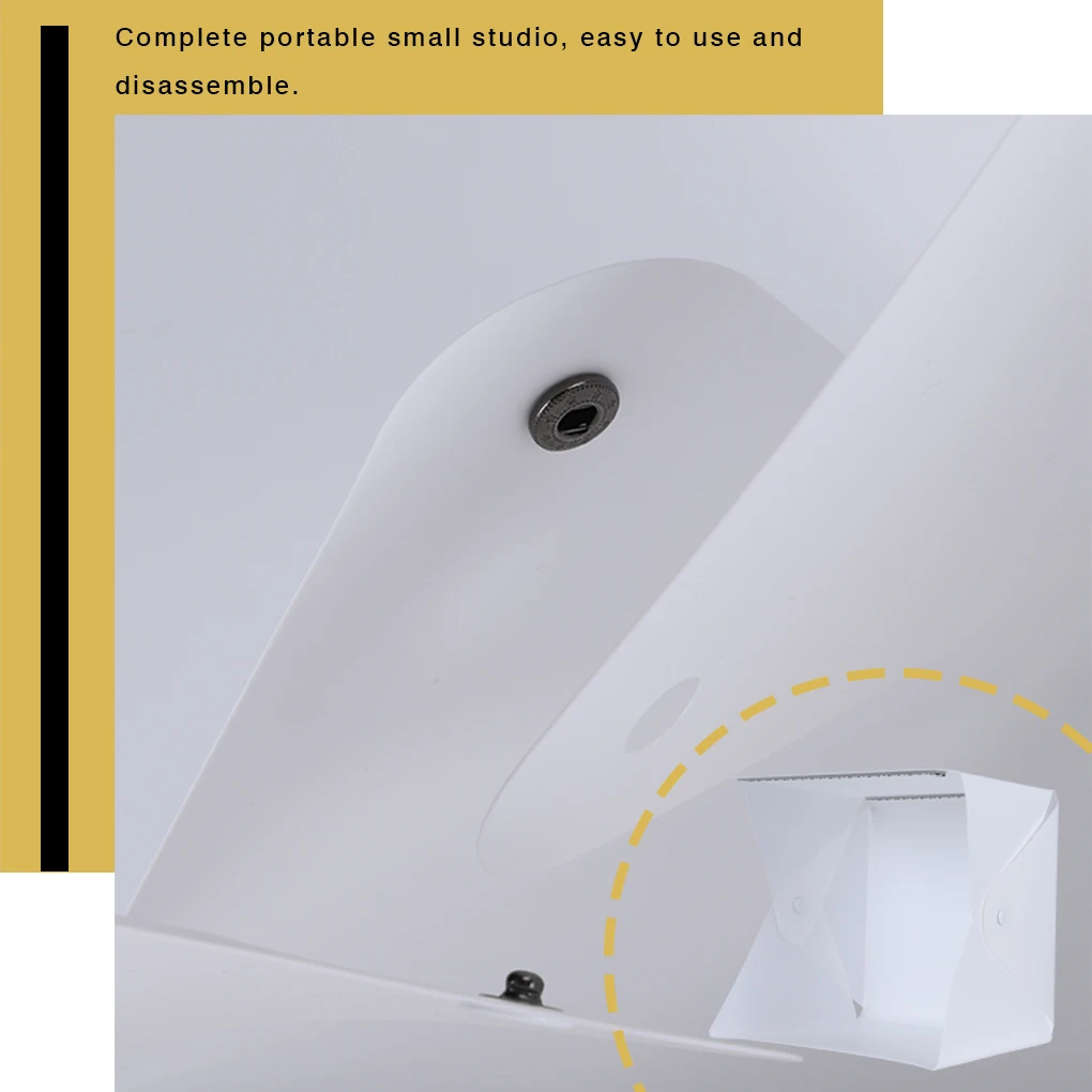 Портативный складной мини-Лайтбокс светодиодный мини-софтбокс для фотосъемки |