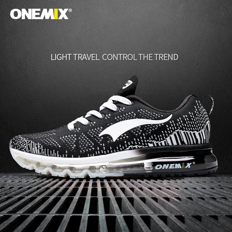 Onemix men's sport running shoes music rhythm sneakers breathable mesh outdoor athletic shoe EU size 39-46 free shipping | Спорт и
