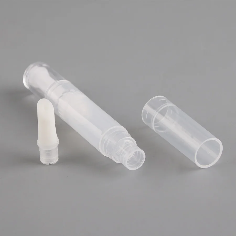 50 шт в наборе 5 мл Прозрачный Пластик твист ручка с различными Аппликаторы пустая
