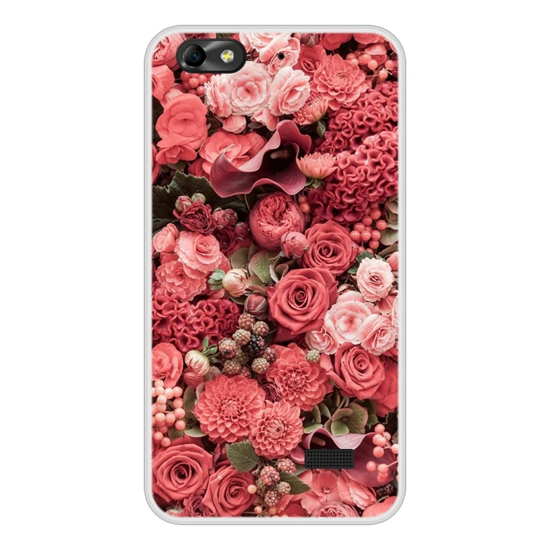 Чехол для Huawei Honor 4C мягкий силиконовый чехол из ТПУ с шикарным рисунком телефона в