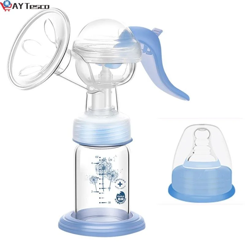 

Manual Breast Pump Glass Accessories Maternal Milk Collector Holder Baby Breast Bottle Puerperal Nursing Feeding Breasts Pump