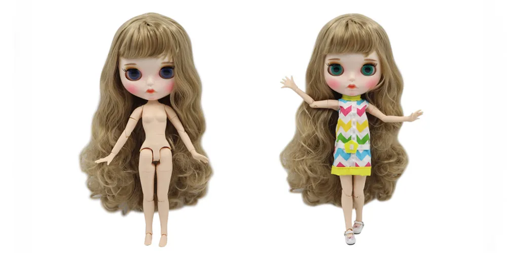 ICY factory blyth кукла Обнаженная соединение тела с ручным набором A& B новая матовая Лицевая панель белая кожа модные куклы подарок Специальное предложение