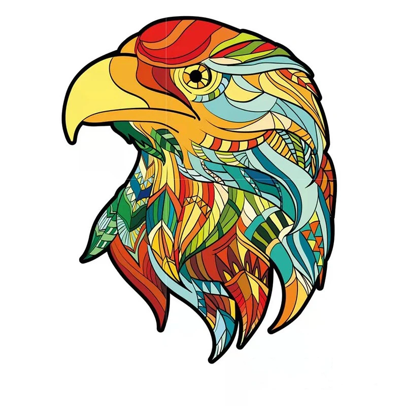 

Unique 3D Wooden Jigsaw Puzzle Educational Children's Adults Toys Eagle Wolf Lion Fox Owl Animal Puzzles Gift A3/A4/A5