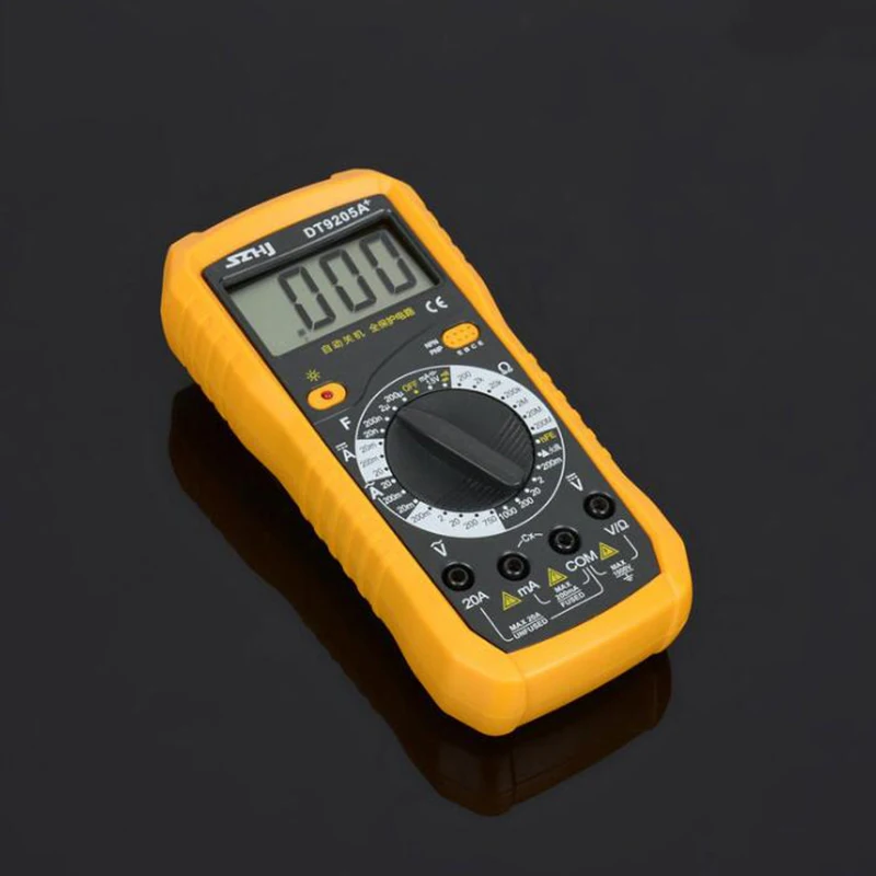 DT9205A + LCR измеритель с дисплеем большого диапазона емкость сопротивление