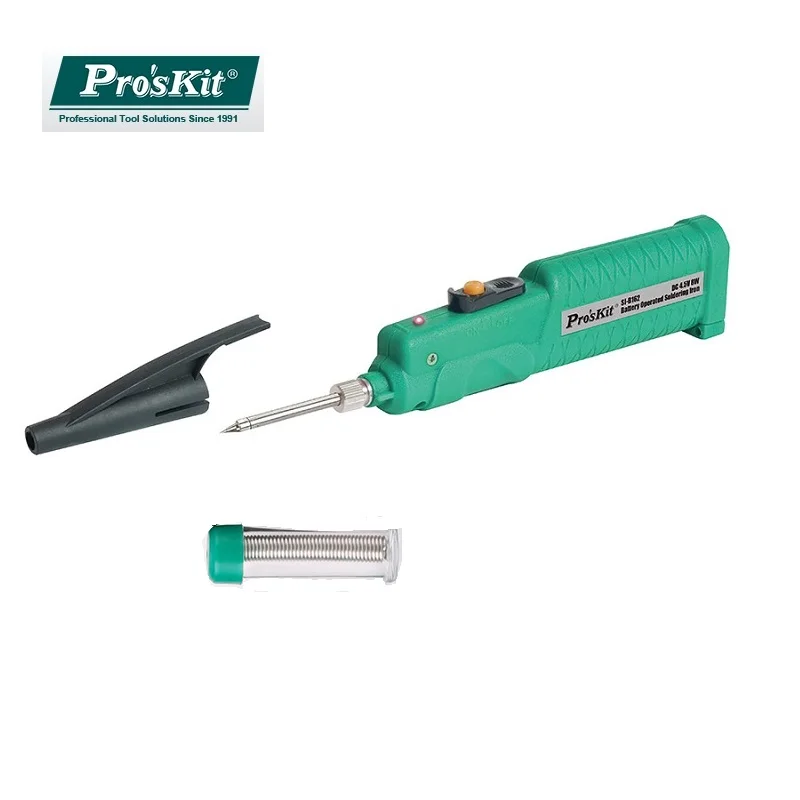 Pro'skit SI-B162 паяльник на батарейках беспроводной дизайн портативный паяльник