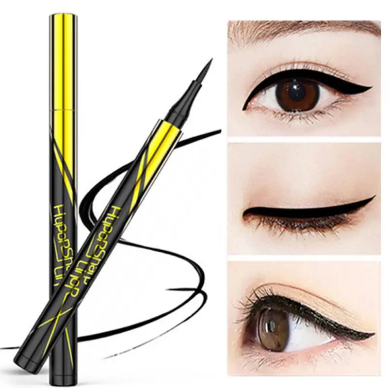 

1pc Long Lasting Eyeliner Pencil Small Gold Pen Quick-drying Eyeliner Pen Anti-sweat No Blooming Smudge-Proof Eyes Makeup TSLM1