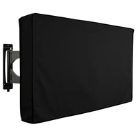 outdoor waterproof tv cover with bottom cover heavy duty thick fabric weatherproof outdoor tv enclosure for outside tv