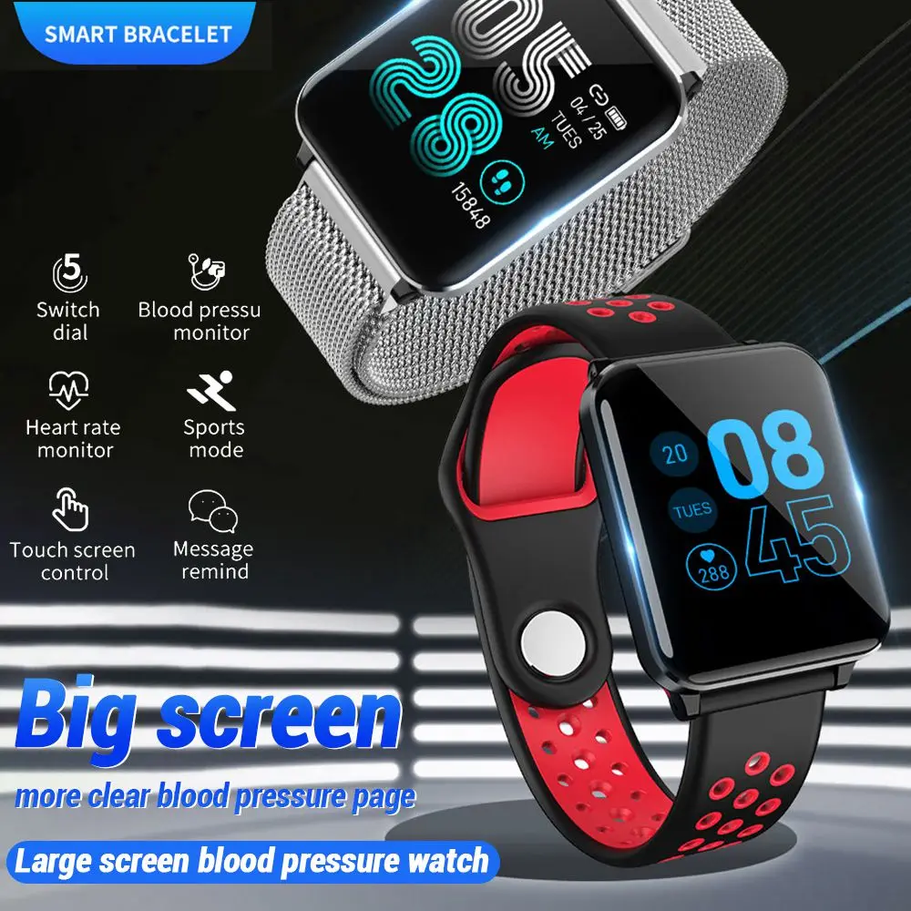 Умные часы P1 мониторинг пульса и кровяного давления в реальном времени с