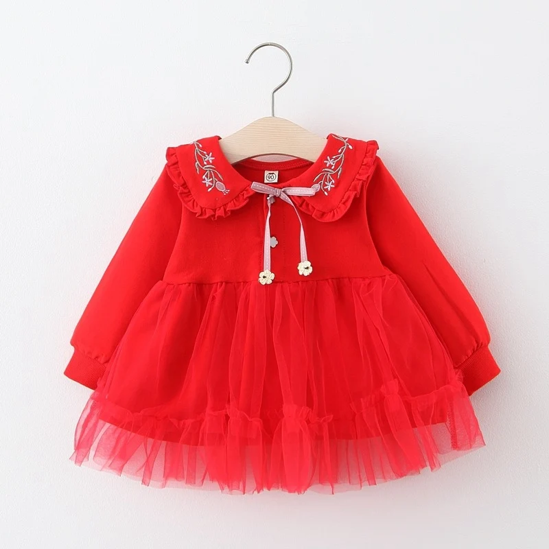 Платье принцессы для девочек коллекция 2020 года сезон весна Сетчатое платье в