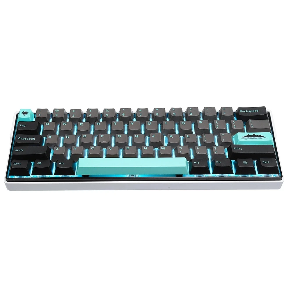 109 ключей графитовый синий Keycap набор OEM профиль PBT Keycaps для RK 61/68/87/104/108 клавиш