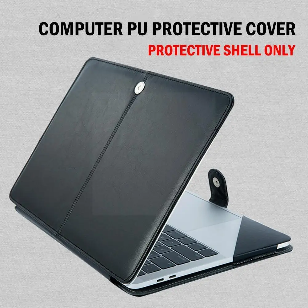 

Suitable For Macbookfor Apples Laptop Protective Shells Pro Air13/11/15 Inch Protective Sleeve Pu Leather Cases R2j6