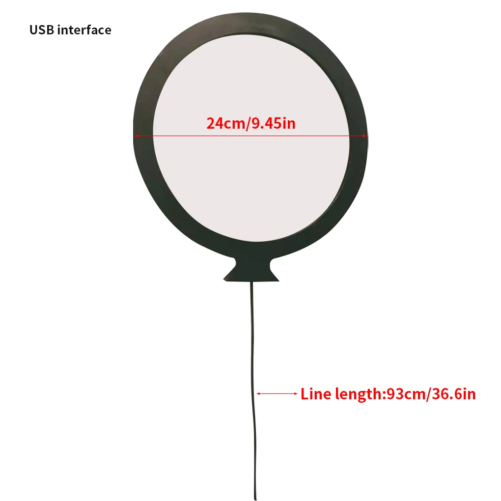 

LED Mirror Moon Lamp Romantic Makeup Lampara Hanging Mirror Lamps Bedroom Decor Luminaria Lamp Nocne Xmas Girl Gift Decoration