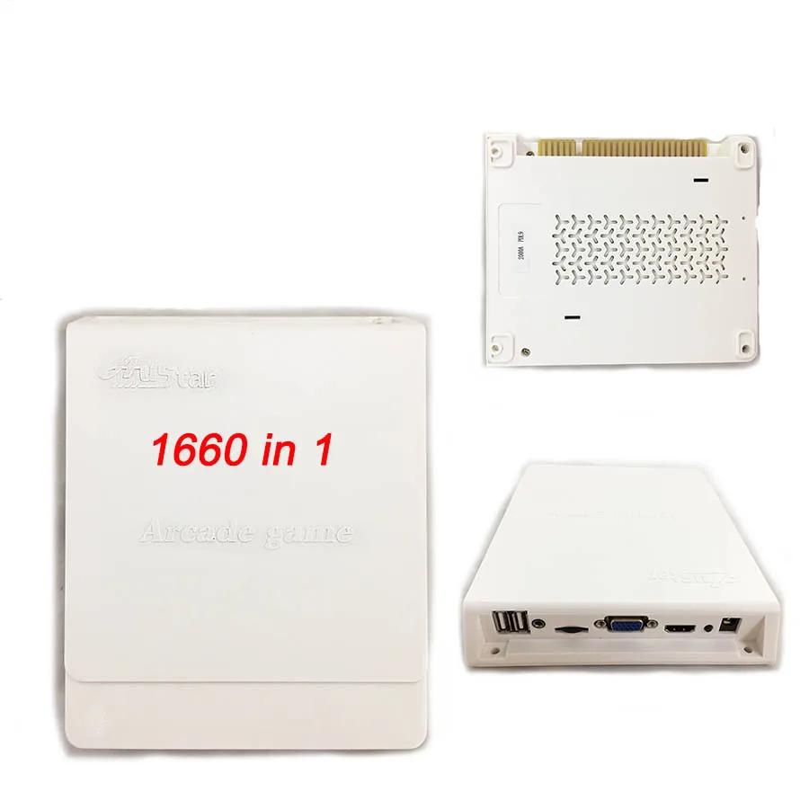 Ящик Пандоры 6 520/999/1299/1300/1660 в 1 CRT CGA Выход аркадной версия Multi игровая печатная плата для монетные игровой автомат - Цвет: 1660 games (CRT)