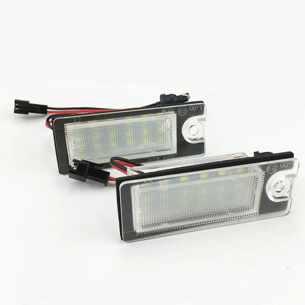 

Car 18 LED License Plate Light White Number Plate Lamp 6500K LED License Lamp Lights Bulb for Volvo V70/CX70/S60/S80/XC90