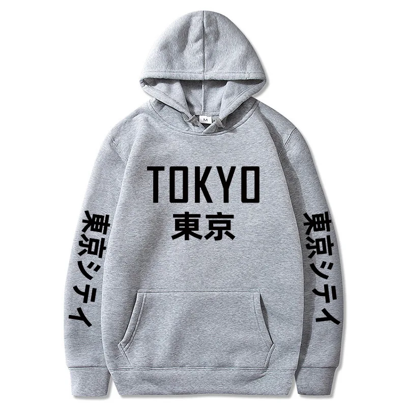

Japanese Hip Hop Hoody Harajuku Tokyo printing Men Women Casual Pullover Sweatshirts 2021 Fashion Hot Hoodies Dropshipping