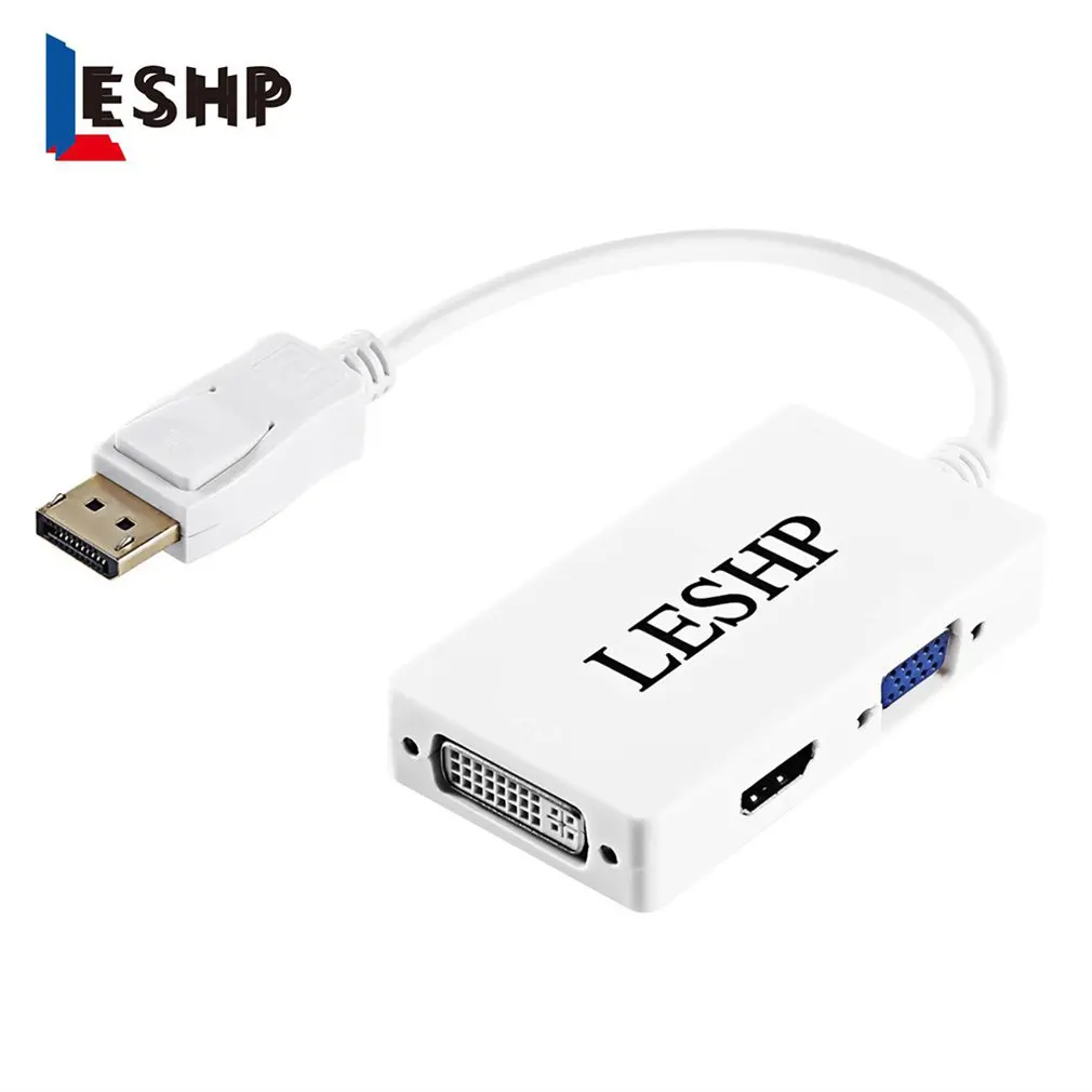 3 в 1 Thunderbolt Дисплей Порты и разъёмы дисплейный порт MiniDP типа папа к совместимому с